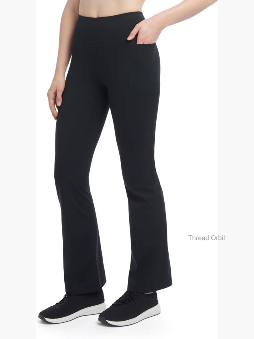 High Rise Flare Yoga Pants with Pockets